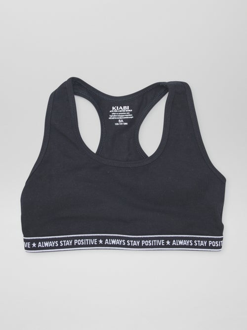 Set di 2 brassière da bambina a tinta unita - Kiabi Set di 2 brassière da bambina a tinta unita - Kiabi