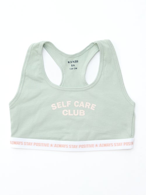 Set di 2 brassière da bambina a tinta unita - Kiabi Set di 2 brassière da bambina a tinta unita - Kiabi