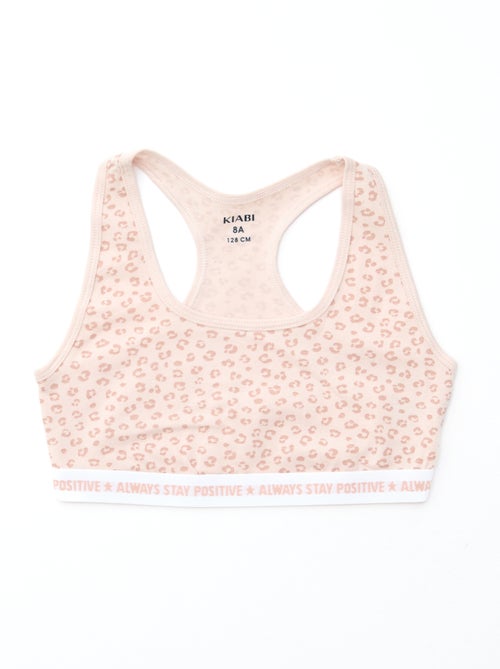 Set di 2 brassière da bambina a tinta unita - Kiabi Set di 2 brassière da bambina a tinta unita - Kiabi