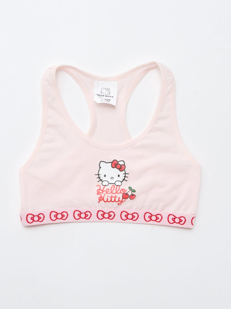 Set di 2 brassière 'Hello Kitty' Rosso - Kiabi