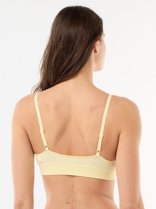 Set di 2 brassière in maglia goffrata - Kiabi