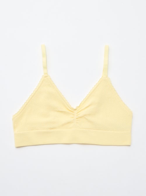 Set di 2 brassière in maglia goffrata - Kiabi