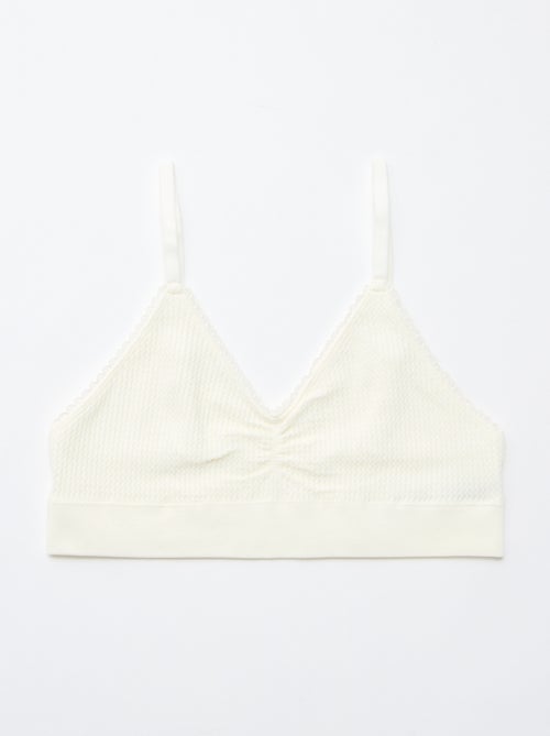 Set di 2 brassière in maglia goffrata - Kiabi