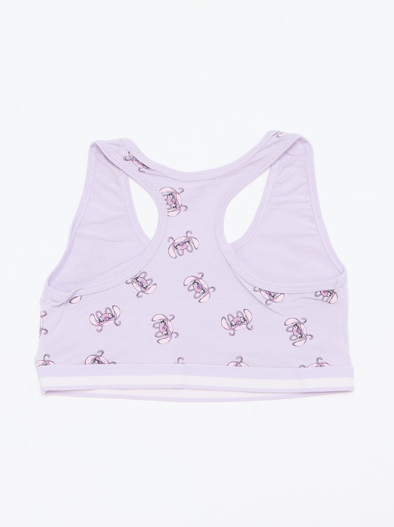 Set di 2 brassière 'Stitch' Viola - Kiabi