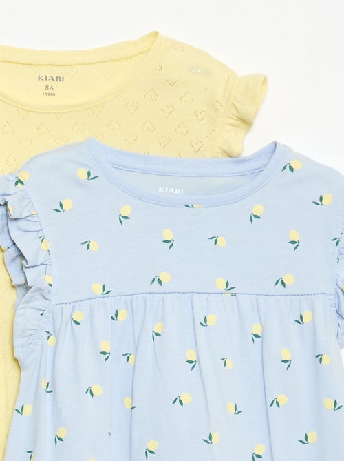 Set di 2 camicie da notte a maniche corte - Kiabi