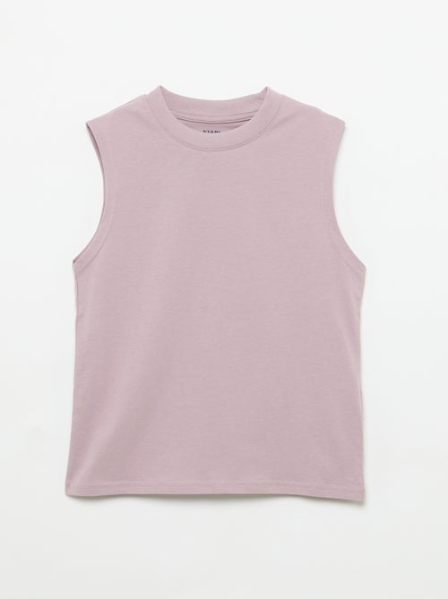 Set di 2 canotte a girocollo - Kiabi