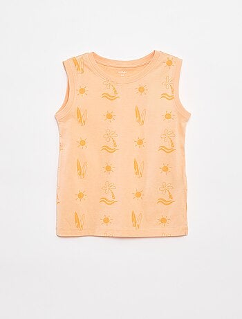 Set di 2 canotte con scollo tondo