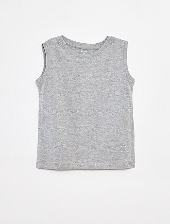 Set di 2 canotte con scollo tondo