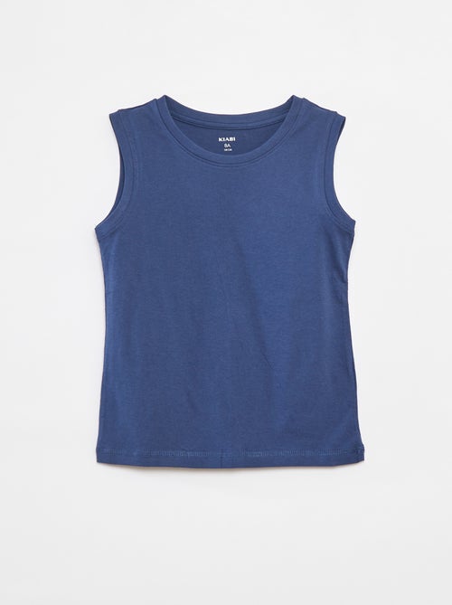 Set di 2 canotte con scollo tondo - Kiabi