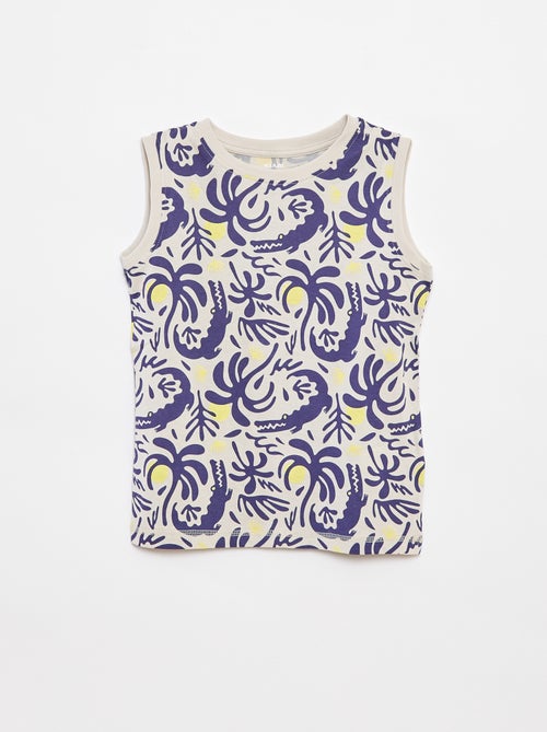 Set di 2 canotte con scollo tondo - Kiabi