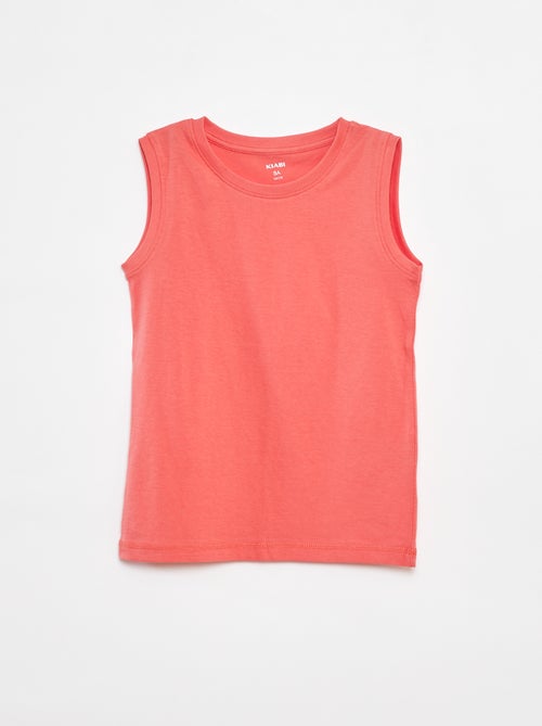 Set di 2 canotte con scollo tondo - Kiabi