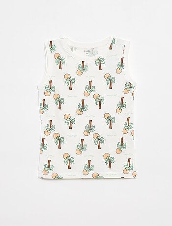 Set di 2 canotte con scollo tondo