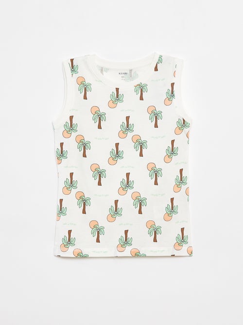 Set di 2 canotte con scollo tondo - Kiabi