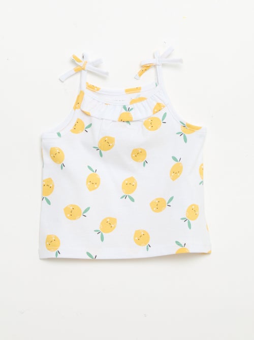 Set di 2 canotte con spalline - Kiabi