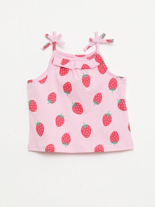 Set di 2 canotte con spalline - Kiabi