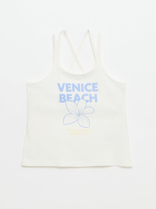 Set di 2 canotte di cui 1 stampata - Kiabi