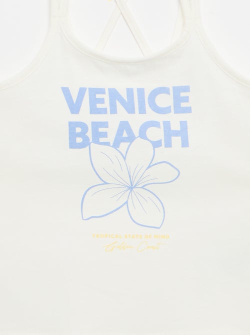 Set di 2 canotte di cui 1 stampata - Kiabi