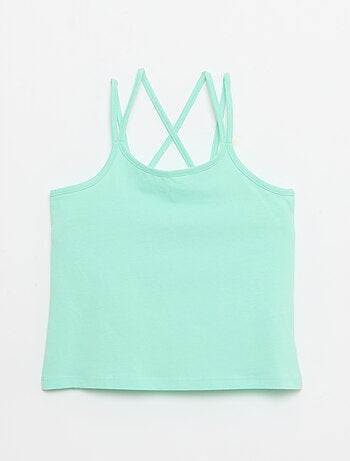 Set di 2 canotte di cui 1 stampata