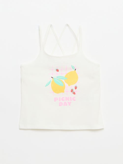 Set di 2 canotte di cui 1 stampata - Kiabi