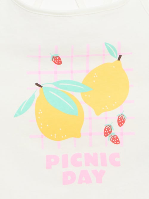 Set di 2 canotte di cui 1 stampata - Kiabi