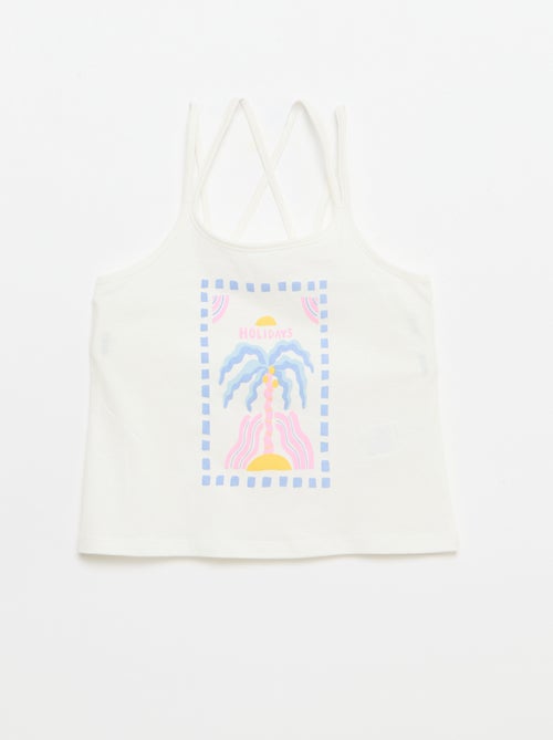 Set di 2 canotte di cui 1 stampata - Kiabi