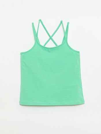 Set di 2 canotte di cui 1 stampata