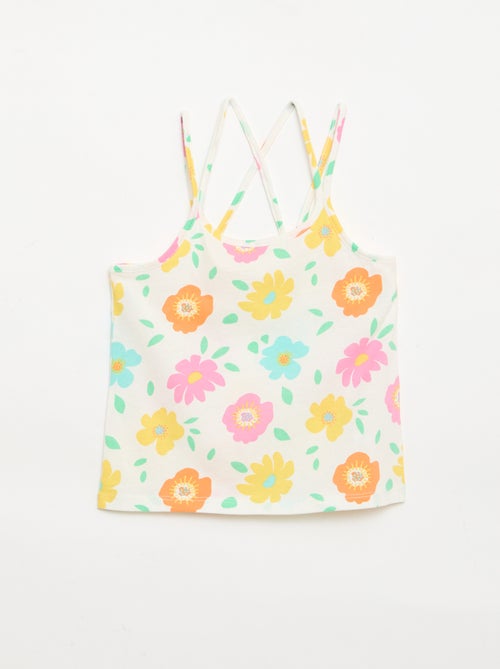 Set di 2 canotte di cui 1 stampata - Kiabi