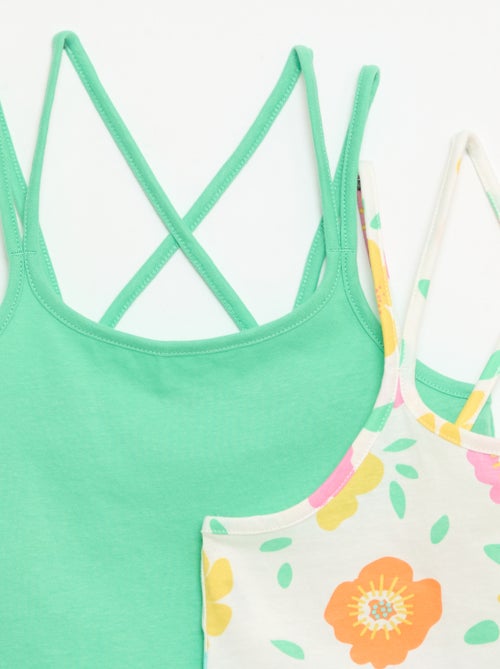 Set di 2 canotte di cui 1 stampata - Kiabi