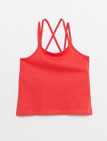 Set di 2 canotte di cui 1 stampata