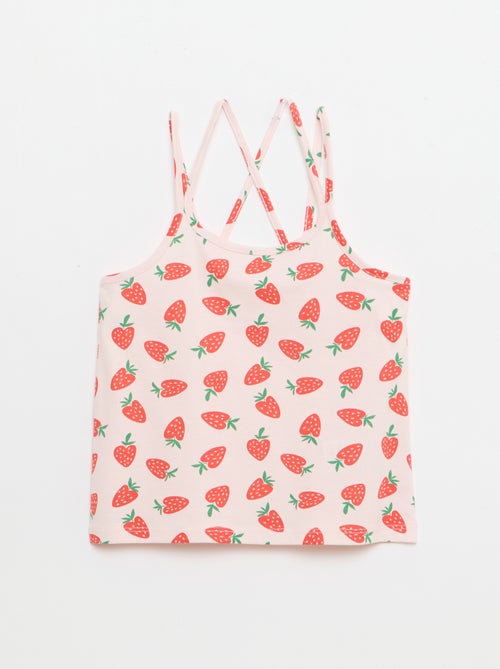 Set di 2 canotte di cui 1 stampata - Kiabi