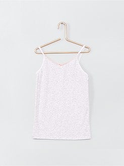 Set di 2 canotte in cotone stretch - Kiabi