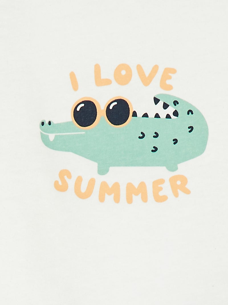 Set di 2 canotte Verde - Kiabi