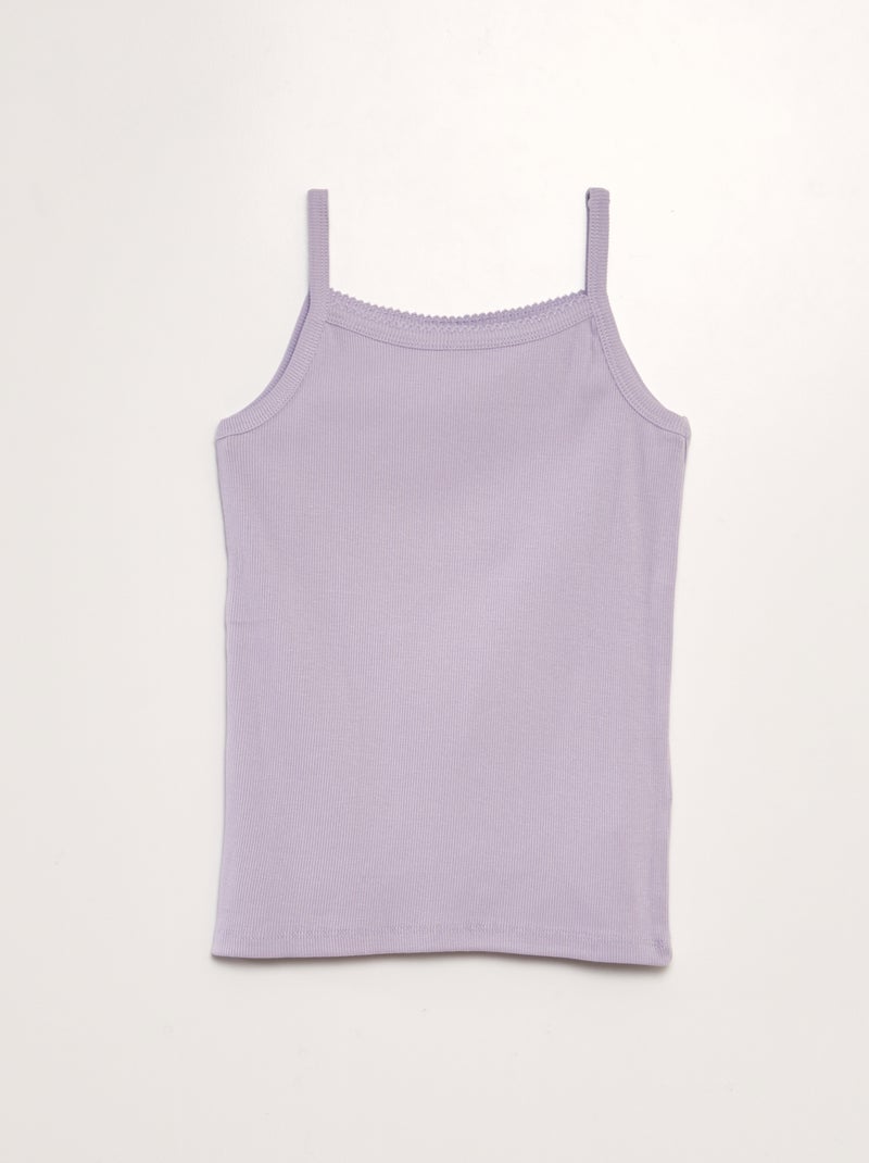 Set di 2 canotte VIOLA - Kiabi