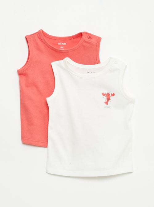 Set di 2 canottiere - Kiabi
