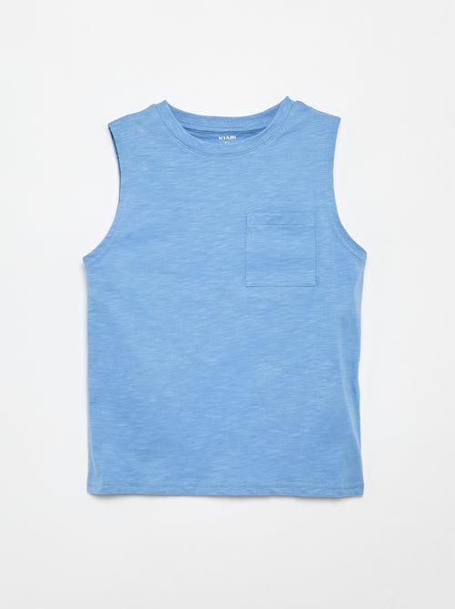 Set di 2 canottiere con taschino sul petto - Kiabi