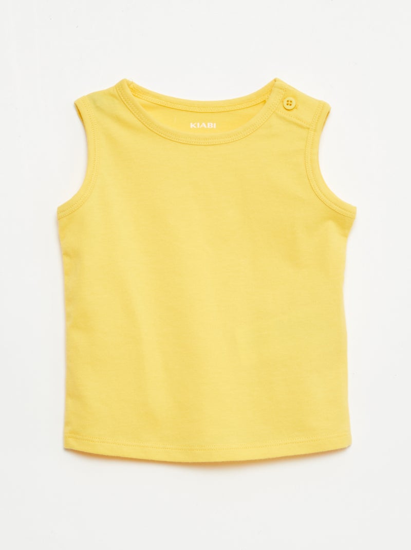 Set di 2 canottiere Giallo - Kiabi