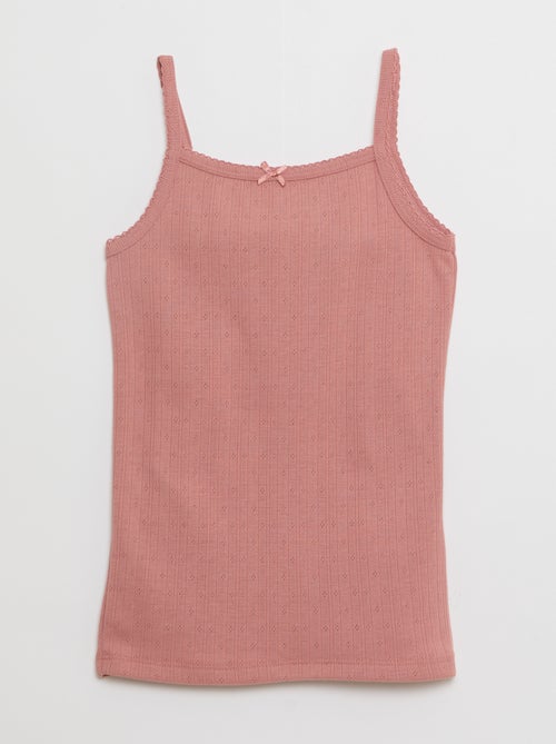 Set di 2 canottiere in cotone - Kiabi