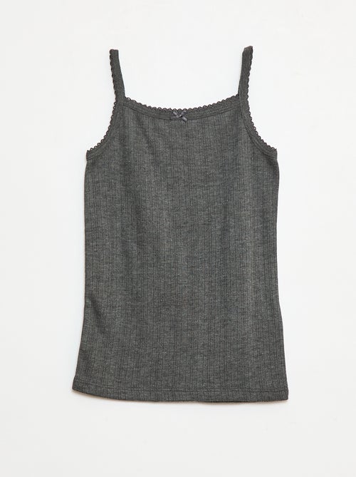 Set di 2 canottiere in cotone - Kiabi