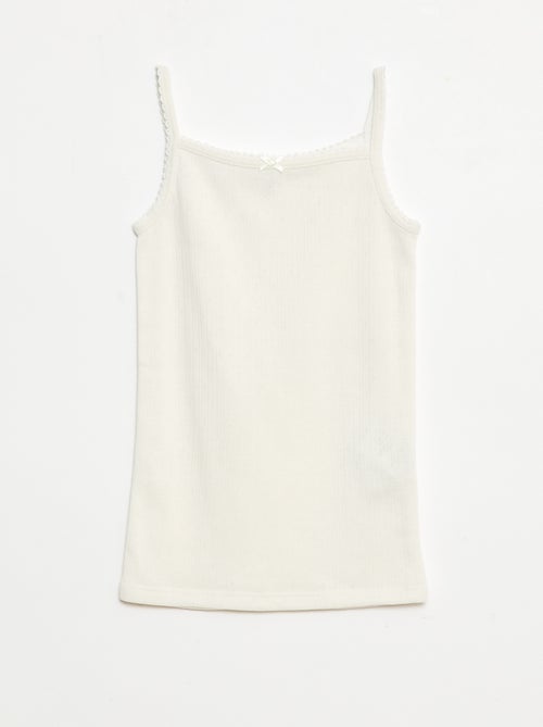 Set di 2 canottiere in cotone - Kiabi