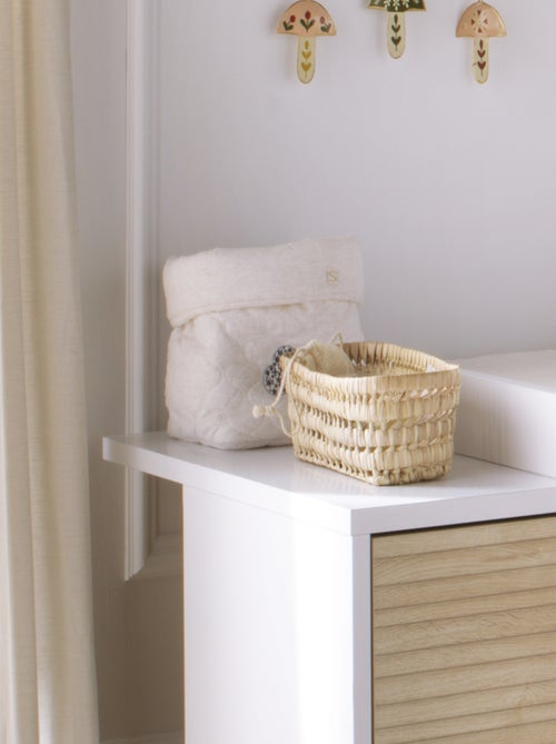 Set di 2 cestini portaoggetti in cotone - SAUTHON - Kiabi