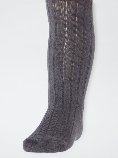 Set di 2 collant a coste caldi - Kiabi