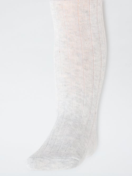 Set di 2 collant a coste caldi - Kiabi