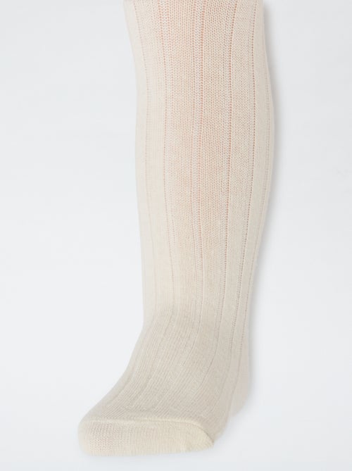 Set di 2 collant a coste caldi - Kiabi