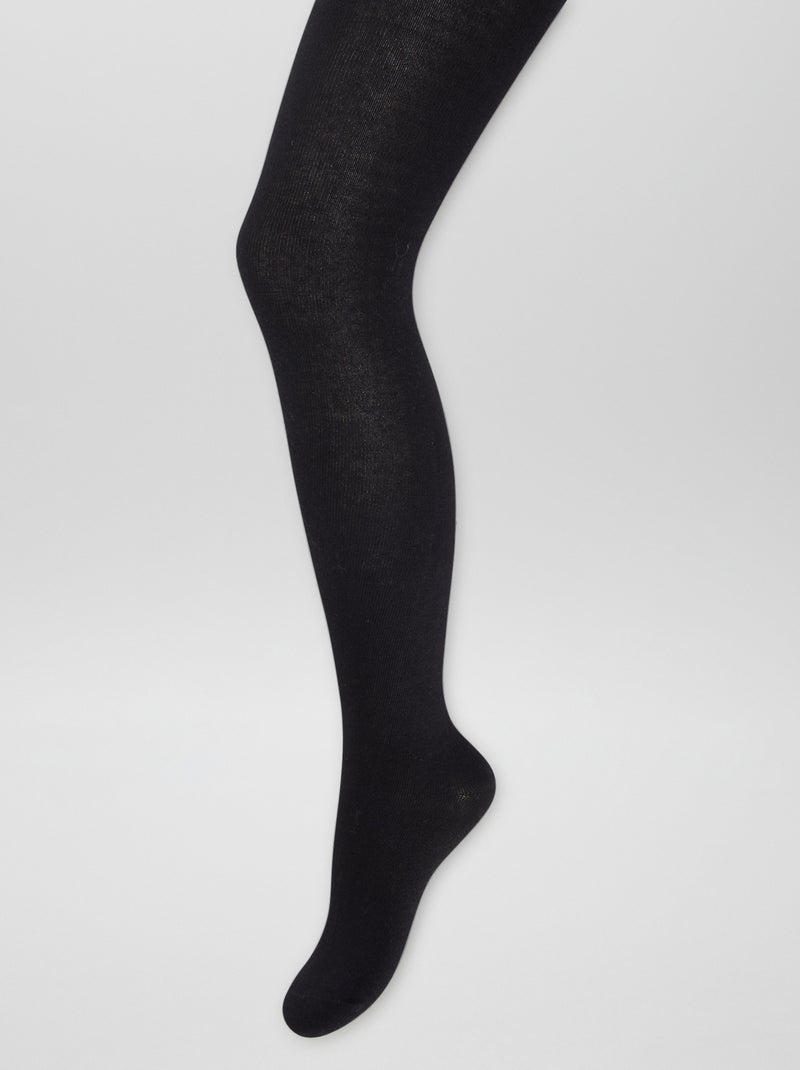 Set di 2 collant caldi NERO - Kiabi