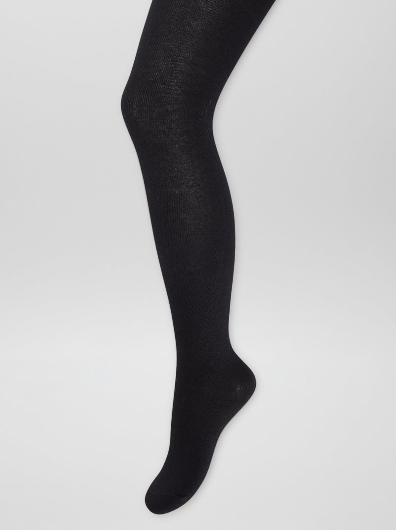 Set di 2 collant caldi NERO - Kiabi
