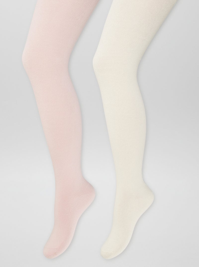 Set di 2 collant caldi ROSA - Kiabi