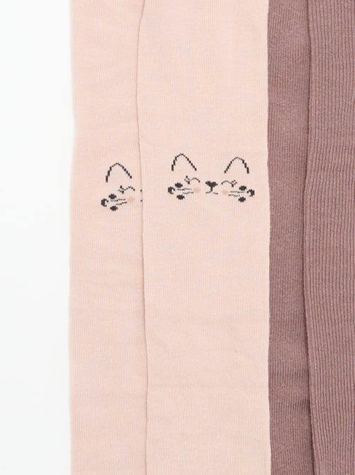 Set di 2 collant fantasia - Kiabi