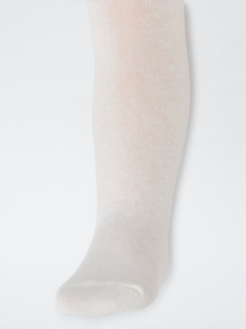Set di 2 collant im jersey tinta unita - Kiabi