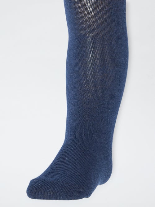 Set di 2 collant im jersey tinta unita - Kiabi