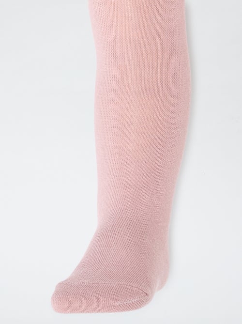 Set di 2 collant im jersey tinta unita - Kiabi